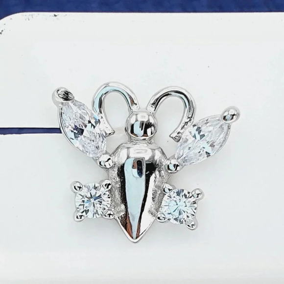 "925 Sterling Silver CZ Stud Earrings for Women/Girl, US925P1226 - Picture 10 of 10